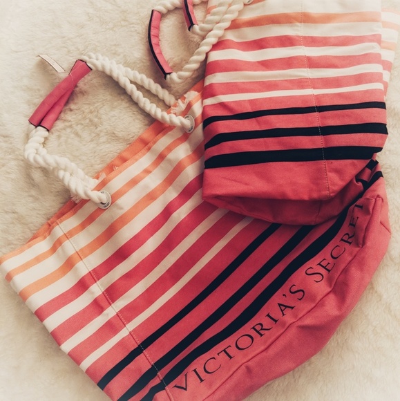 💥 SALE 💥 Victoria's secret pink beach bag purse - Picture 3 of 5